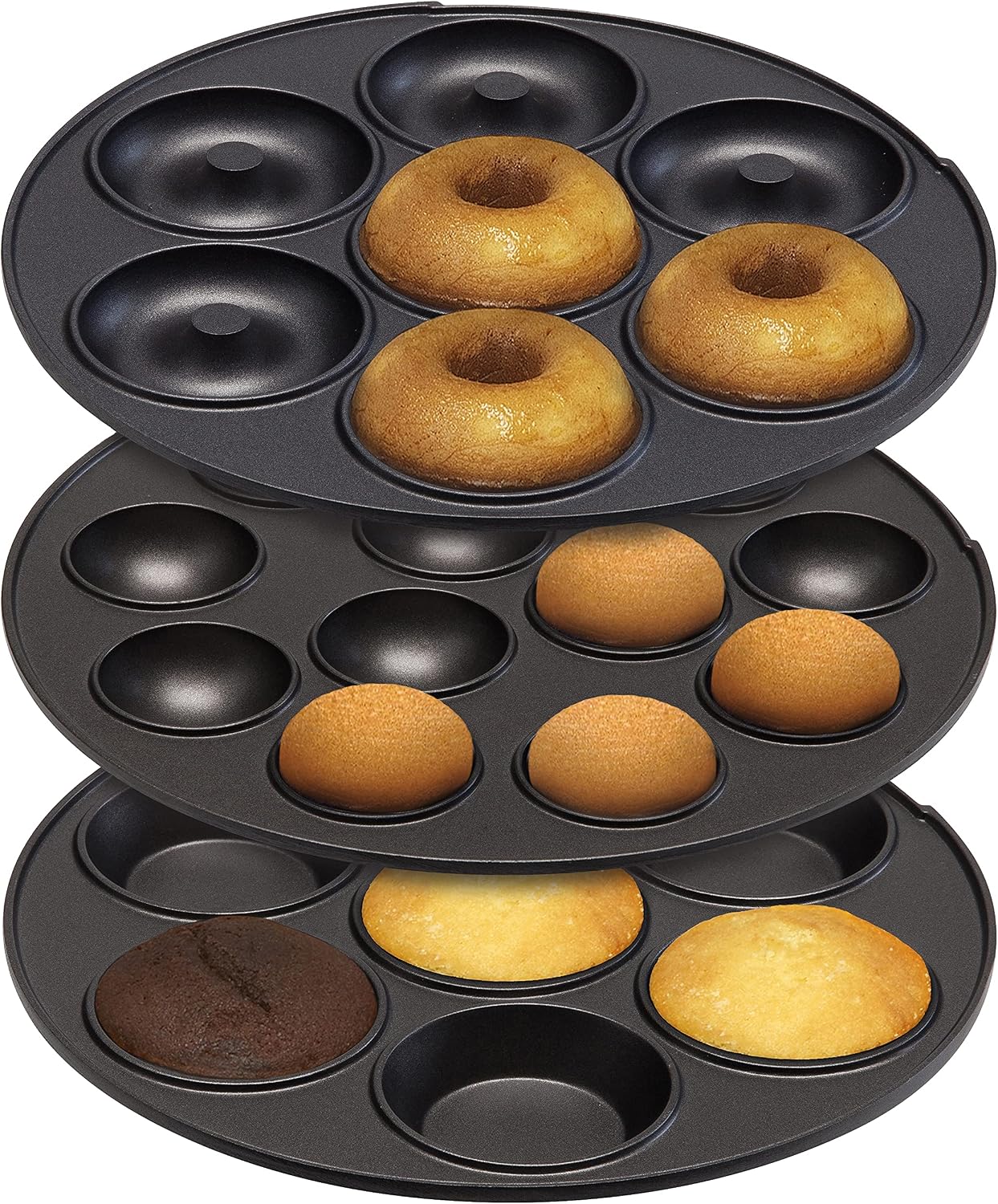 Bestron Macchina Donut 3 in 1 Rosa – Donut, Muffin & Cake Pop