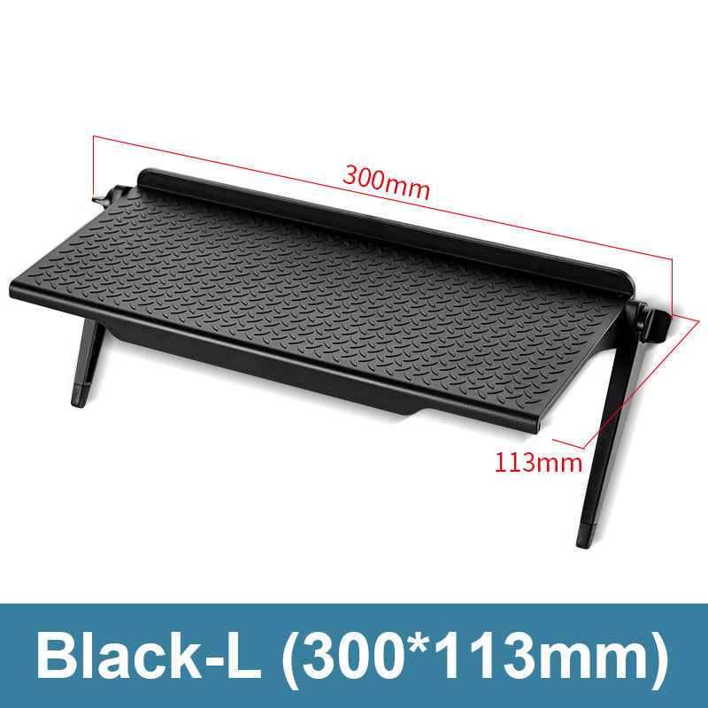 Adjustable TV Top Shelf Without Drilling