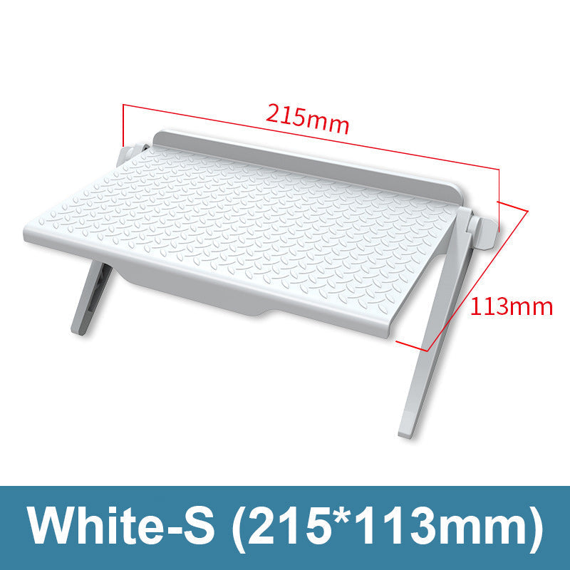 Adjustable TV Top Shelf Without Drilling
