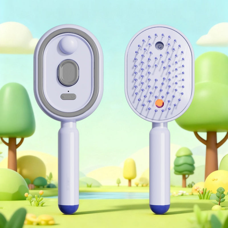 Electric Spray & Massage Hair Brush