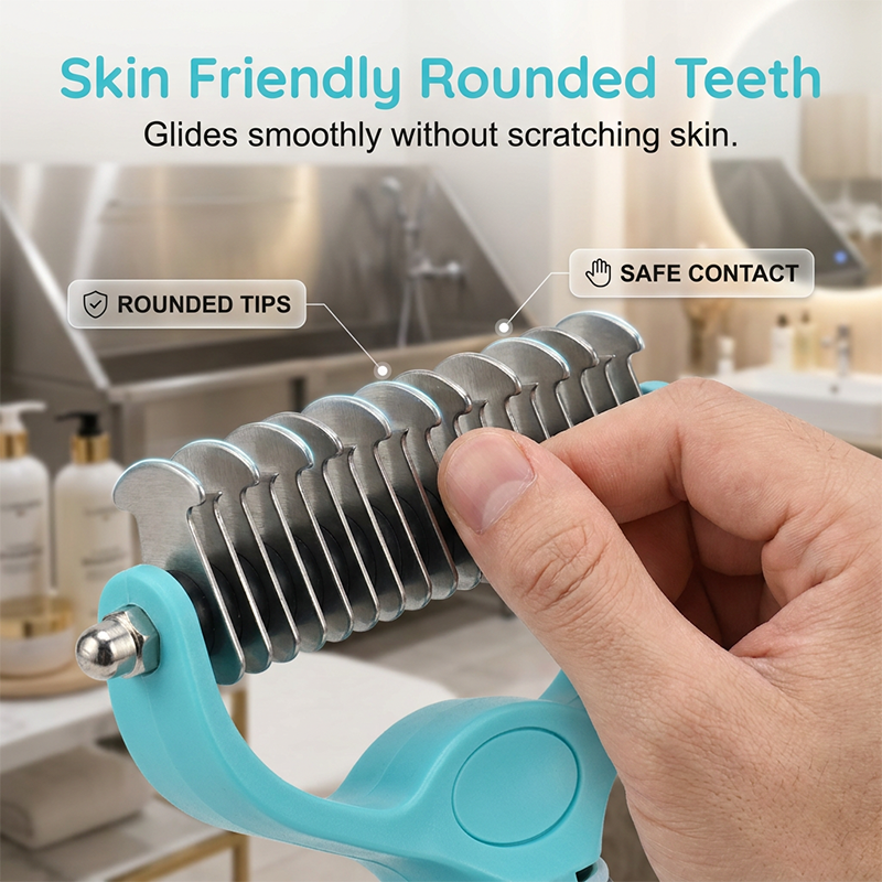 Dual-Sided Pet Grooming