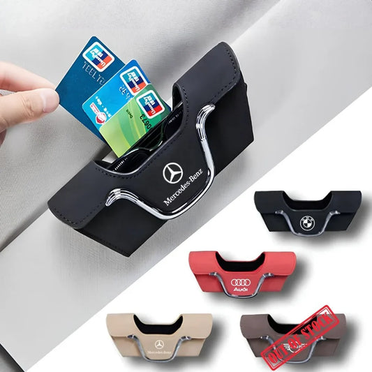 Porta Occhiali Magnetico per Aletta Parasole – Supporto Auto Elegante