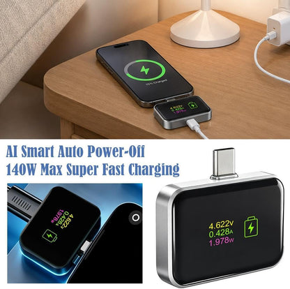 Stop Charge – Adattatore Smart da 140 W con Auto Stop