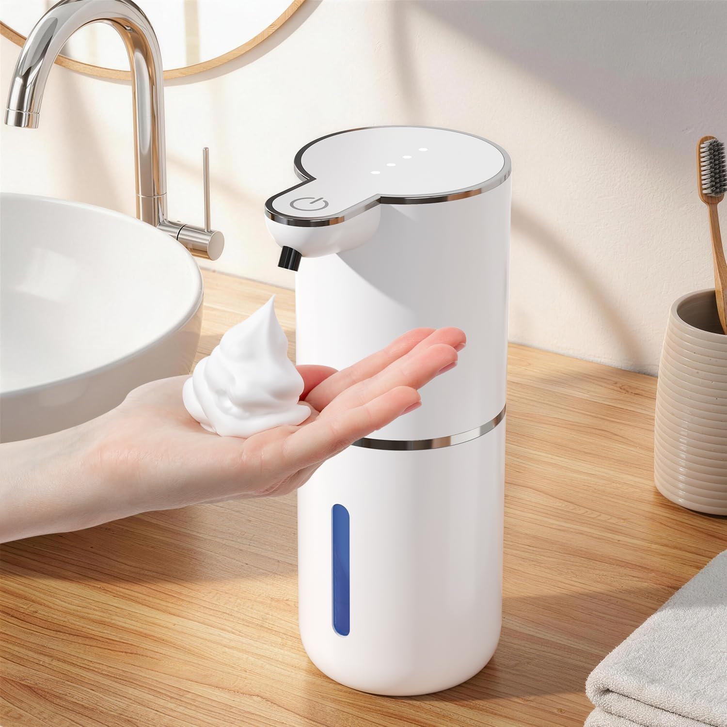 Dispenser Sapone Automatico a Schiuma 380ml USB