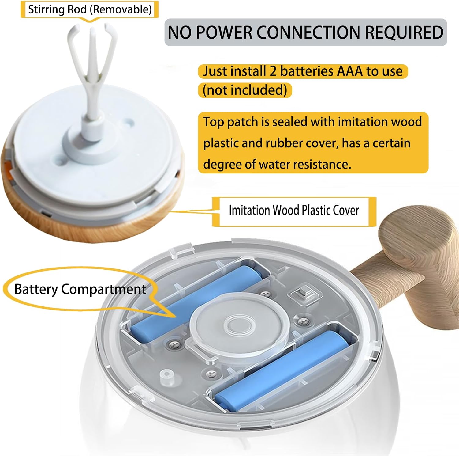 Auto Magnetic Mug, Tazza Automescolante Elettrica Tazza da Caffè Self Stirring Tazza Mescolatrice Miscelazione in Vetro Borosilicato Alta Termica Adatto Per Caffè/Latte/Polvere Proteica