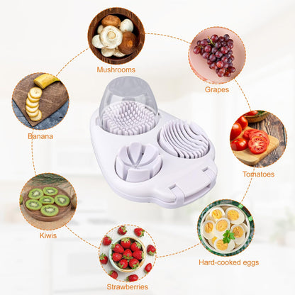 Affetta Uova 3 in 1 con Spazzola