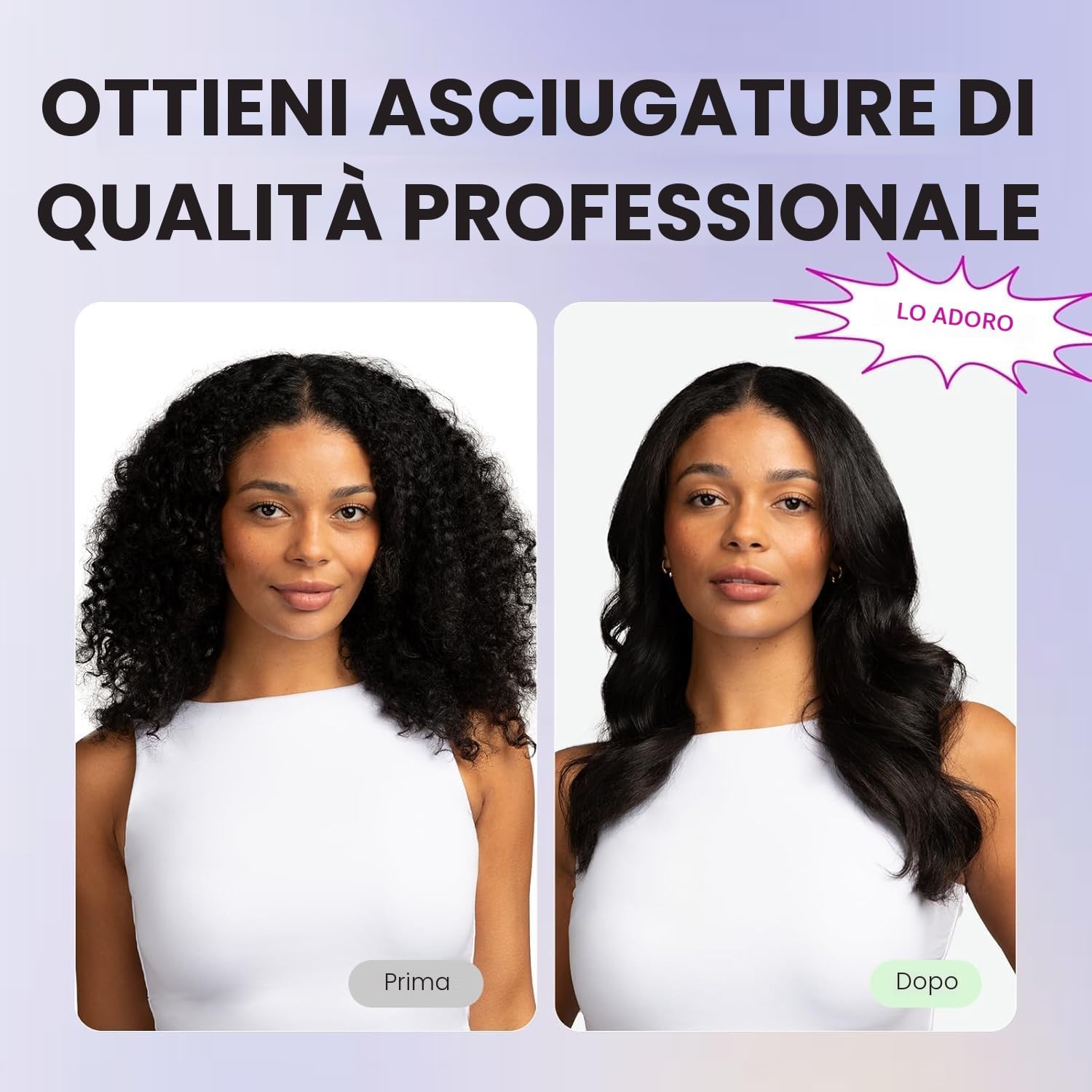 Wavytalk Thermal Brush Spazzola Termica Arricciante | Spazzola Arricciante Ionica da 38mm Riscaldata per Creare Volume e Blowout, Dual Voltage