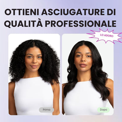 Wavytalk Thermal Brush Spazzola Termica Arricciante | Spazzola Arricciante Ionica da 38mm Riscaldata per Creare Volume e Blowout, Dual Voltage