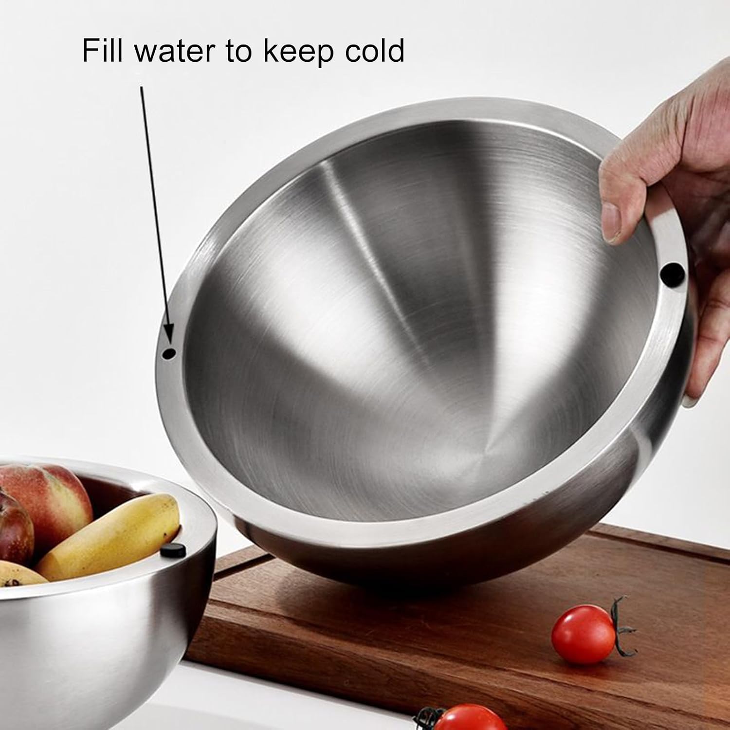 Ciotola Dip Chiller Isolata in Acciaio Inox