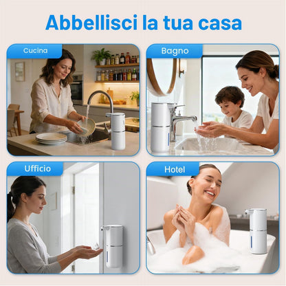 Dispenser Sapone Automatico a Schiuma 380ml USB