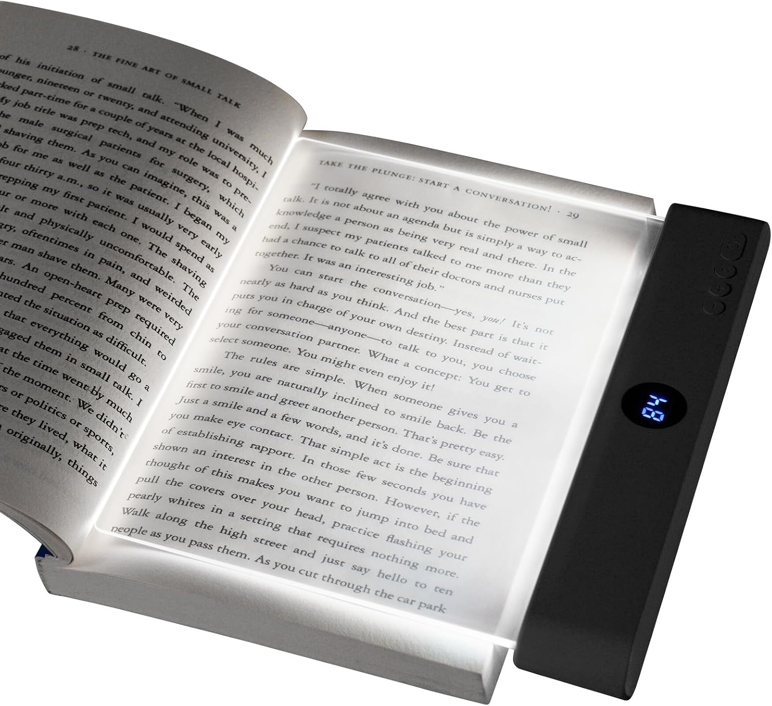 HOTUT Lampada da Lettura LED a Pannello Piatto