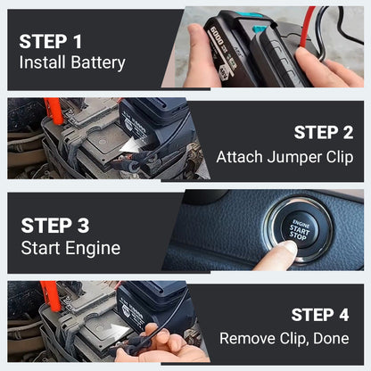 💥Emergency Car Battery Jump Starter⚡