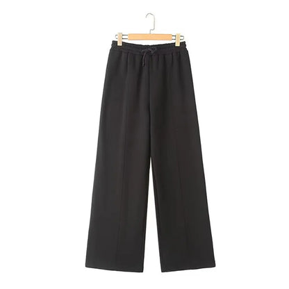 HH Set 2 Pezzi Donna – Bomber Zip + Pantaloni Wide Leg