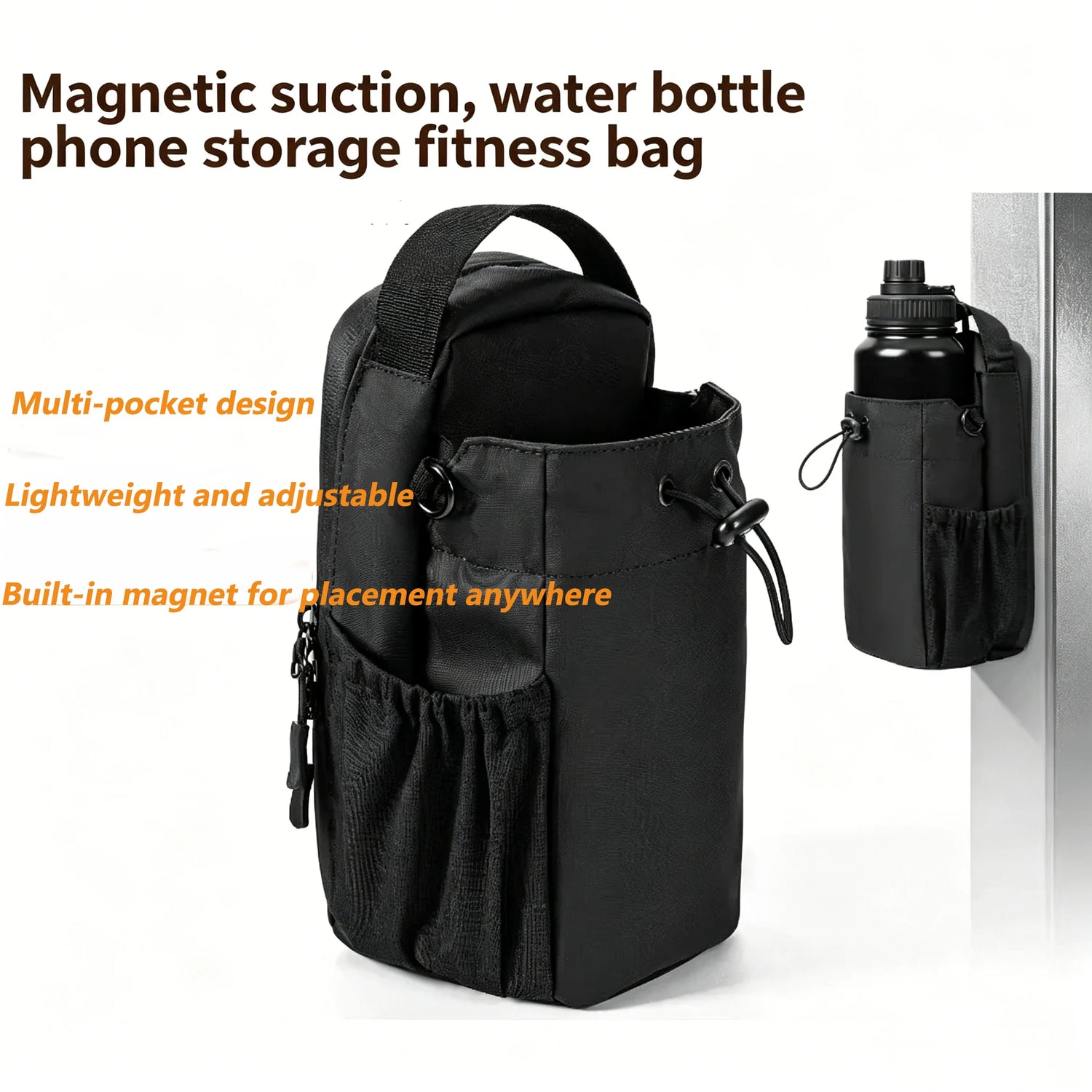 Borsa Magnetica per Borraccia da Palestra