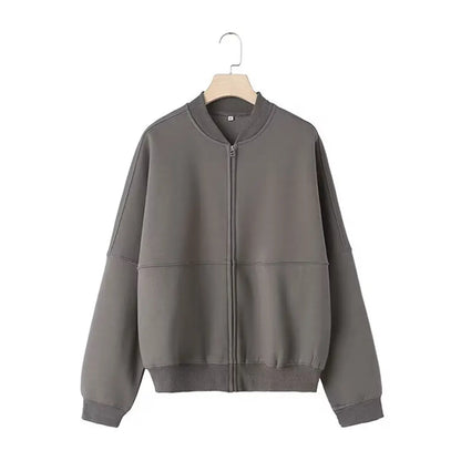 HH Set 2 Pezzi Donna – Bomber Zip + Pantaloni Wide Leg