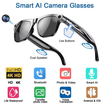 Occhiali Smart 4K HD