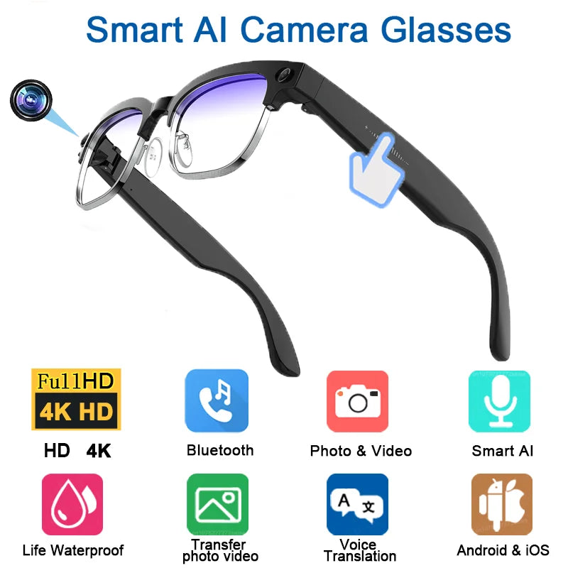 Occhiali Smart 4K HD