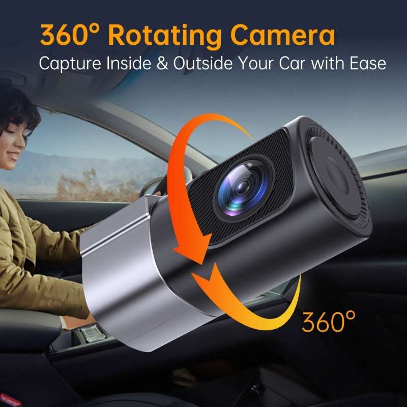 Dash Cam HD con Wi-Fi e Visione Notturna