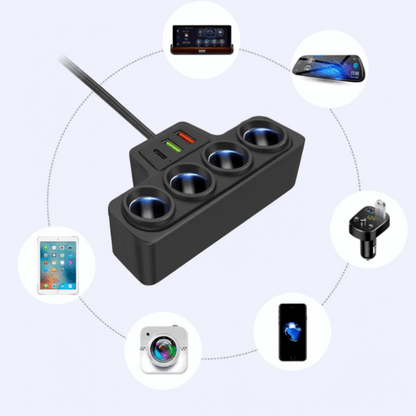 Adattatore 7-in-1 per Presa Accendisigari Auto