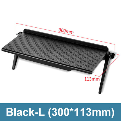 Adjustable TV Top Shelf Without Drilling