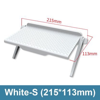 Adjustable TV Top Shelf Without Drilling