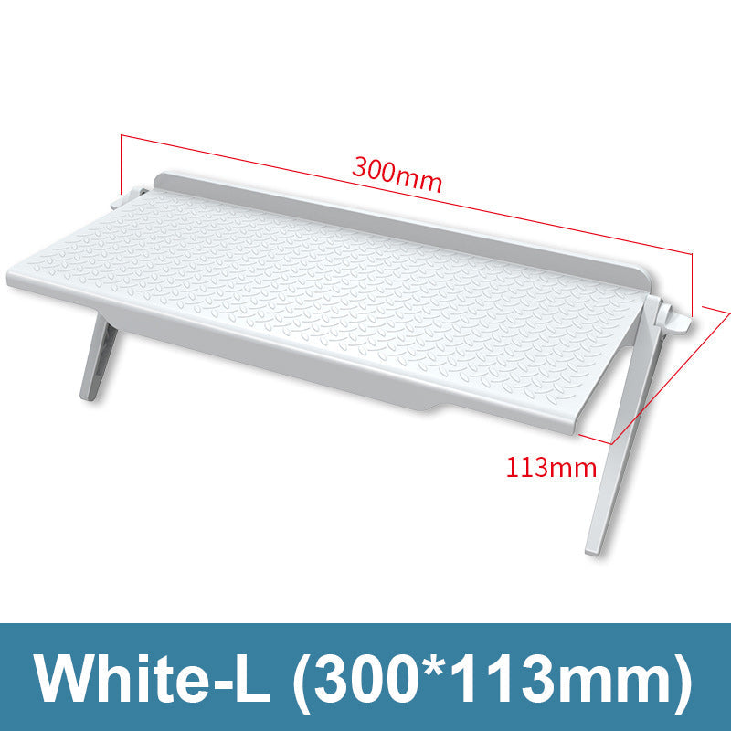 Adjustable TV Top Shelf Without Drilling