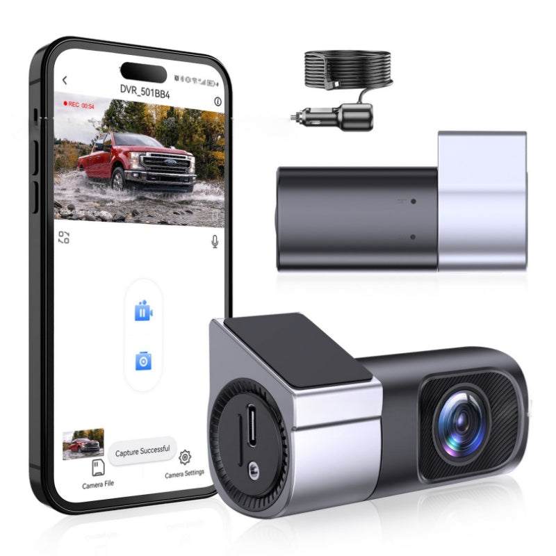 HD Dash Cam with Wi-Fi &amp; Night Vision