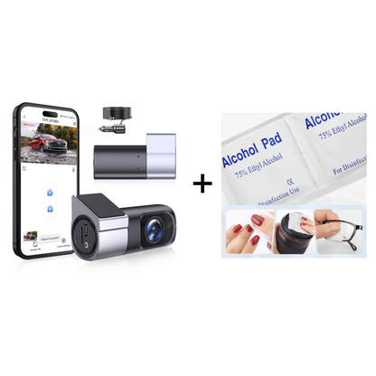 HD Dash Cam with Wi-Fi &amp; Night Vision