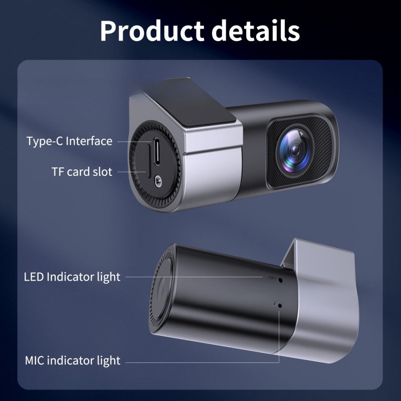 HD Dash Cam with Wi-Fi &amp; Night Vision