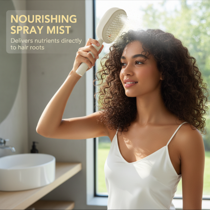 Electric Spray &amp; Massage Hair Brush