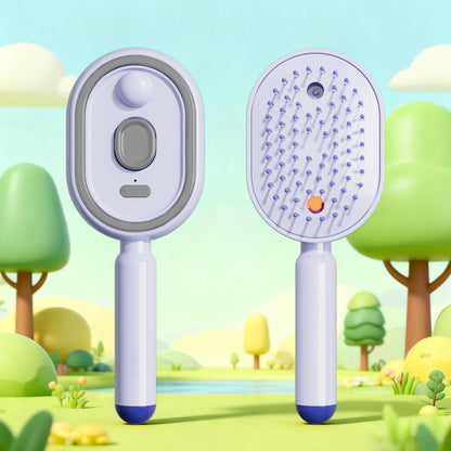 Electric Spray &amp; Massage Hair Brush