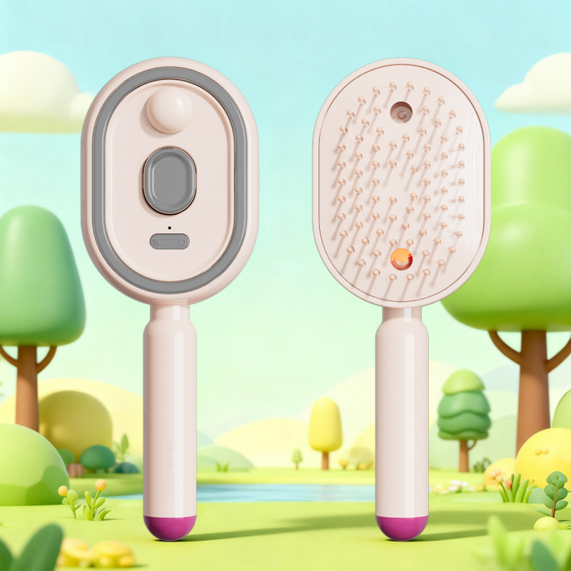 Electric Spray &amp; Massage Hair Brush