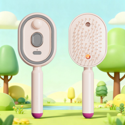Electric Spray &amp; Massage Hair Brush