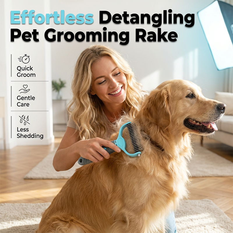 Dual-Sided Pet Grooming