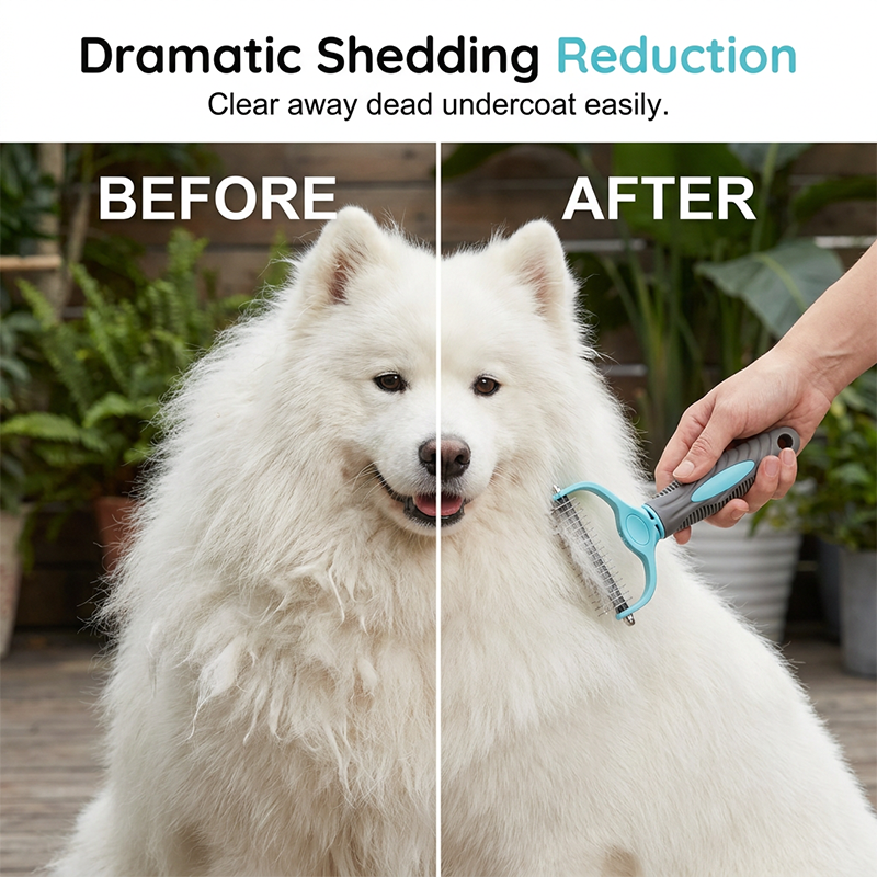 Dual-Sided Pet Grooming