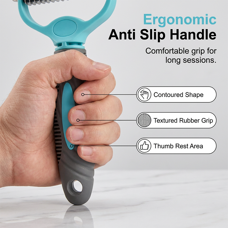 Dual-Sided Pet Grooming