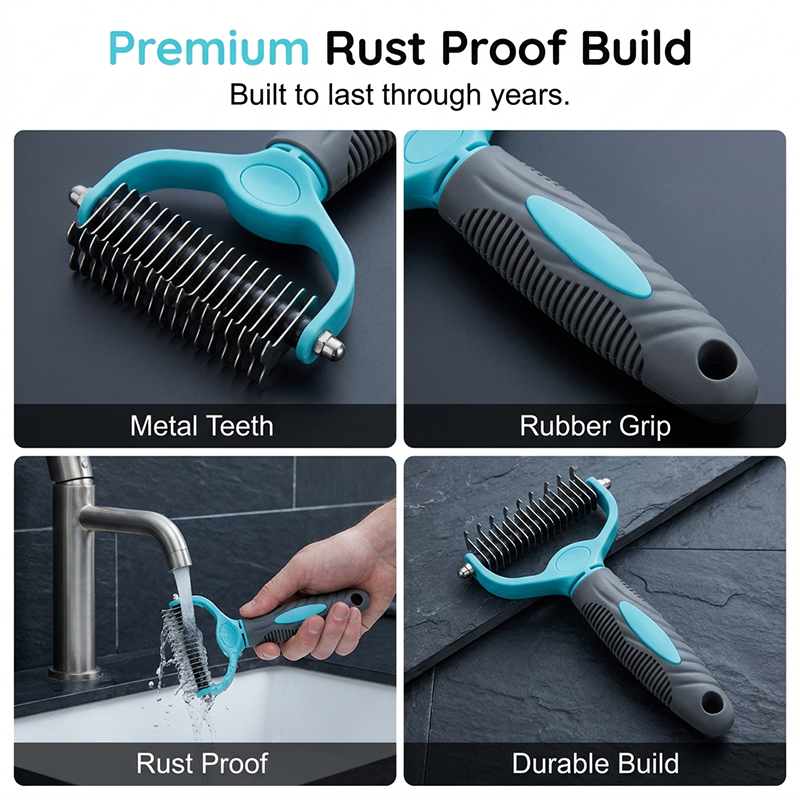 Dual-Sided Pet Grooming
