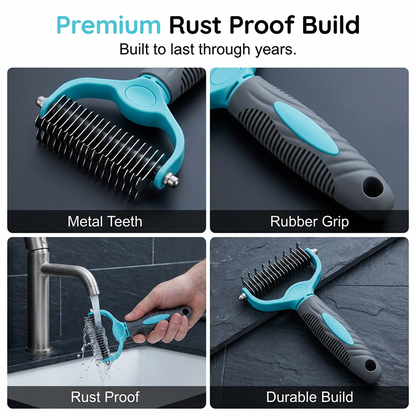 Dual-Sided Pet Grooming
