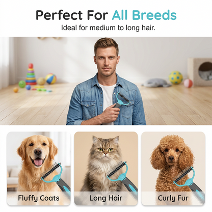 Dual-Sided Pet Grooming