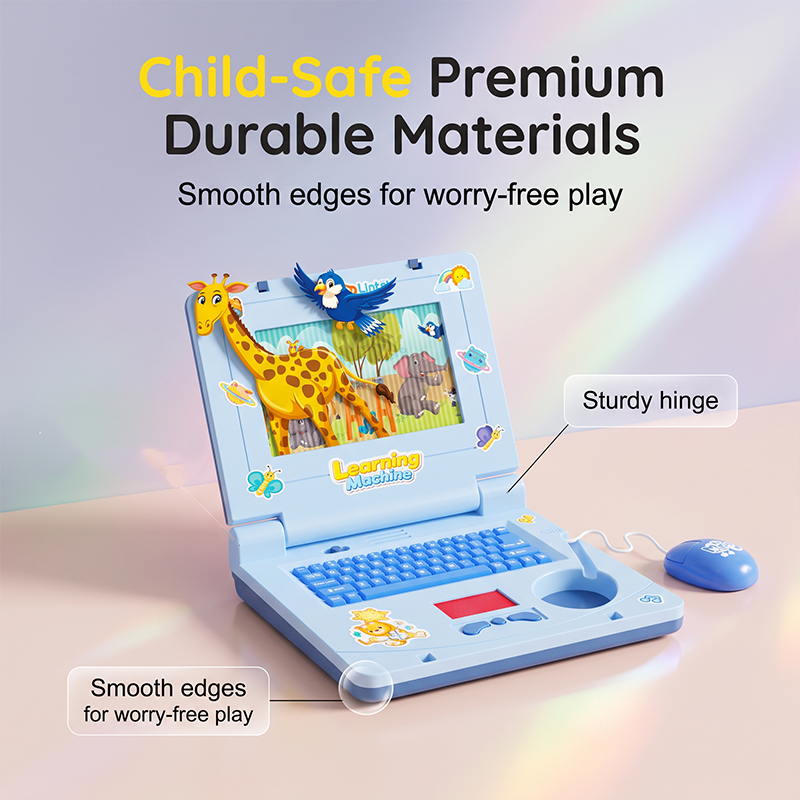 Interactive Simulation Toy Laptop