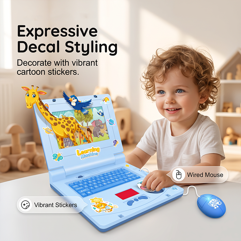 Interactive Simulation Toy Laptop
