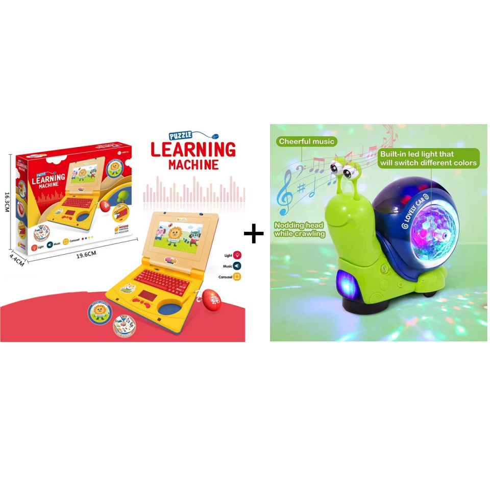 Interactive Simulation Toy Laptop