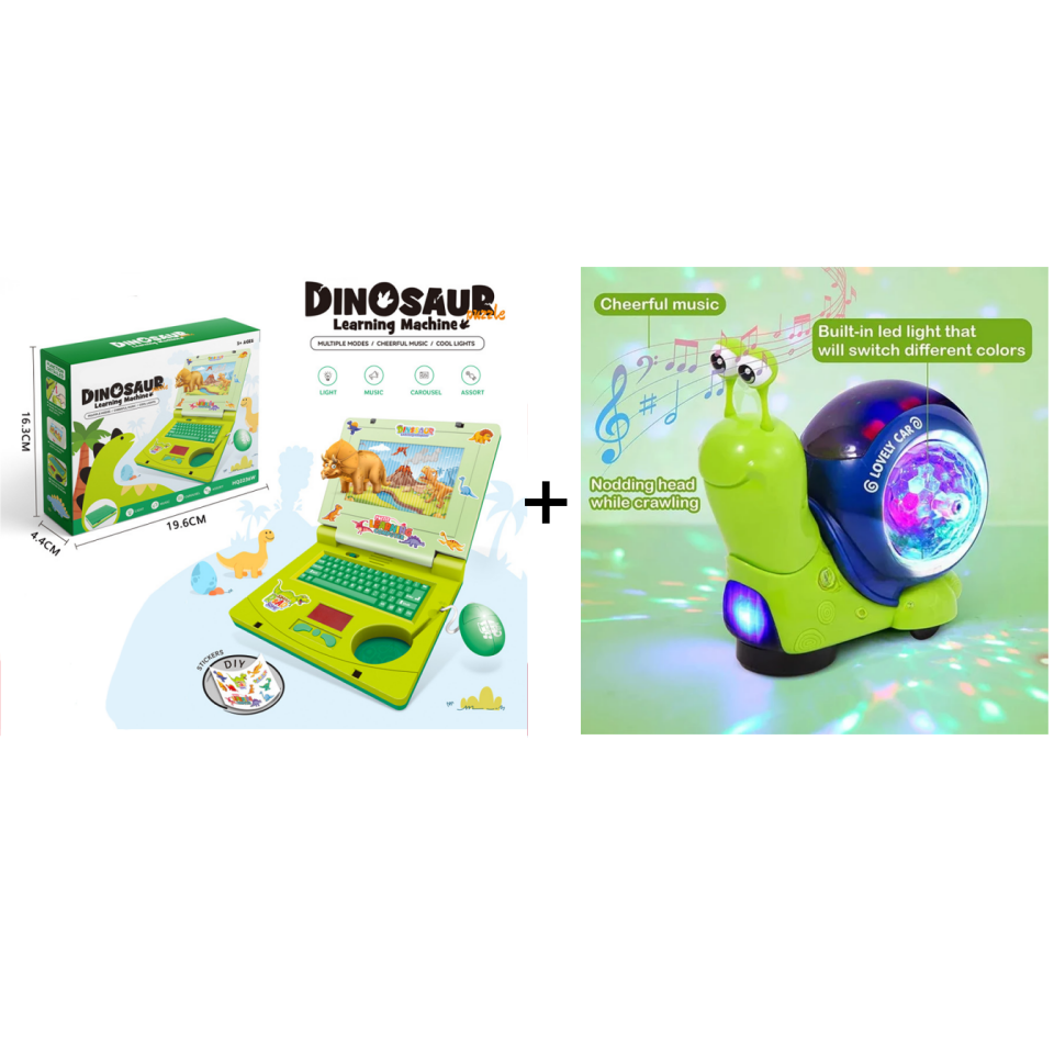 Interactive Simulation Toy Laptop