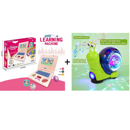 Interactive Simulation Toy Laptop